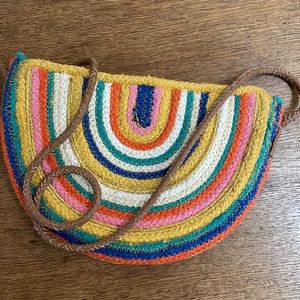 American Eagle Summer Purse! Rag/Rug texture, every color you need, super cute!